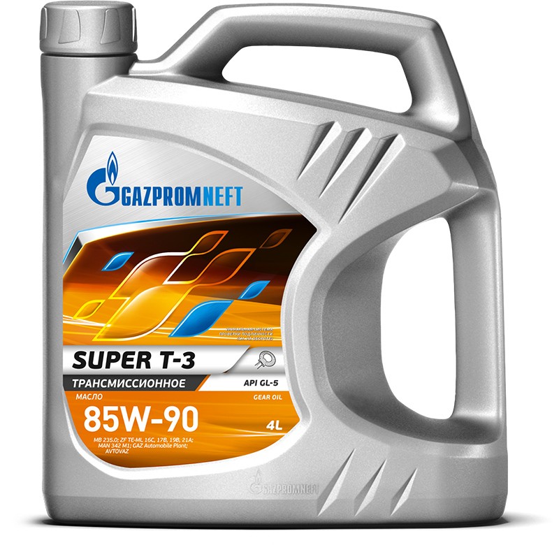 Gazpromneft Super Т3 85/90 GL-5 масло трансм  (4лx3)