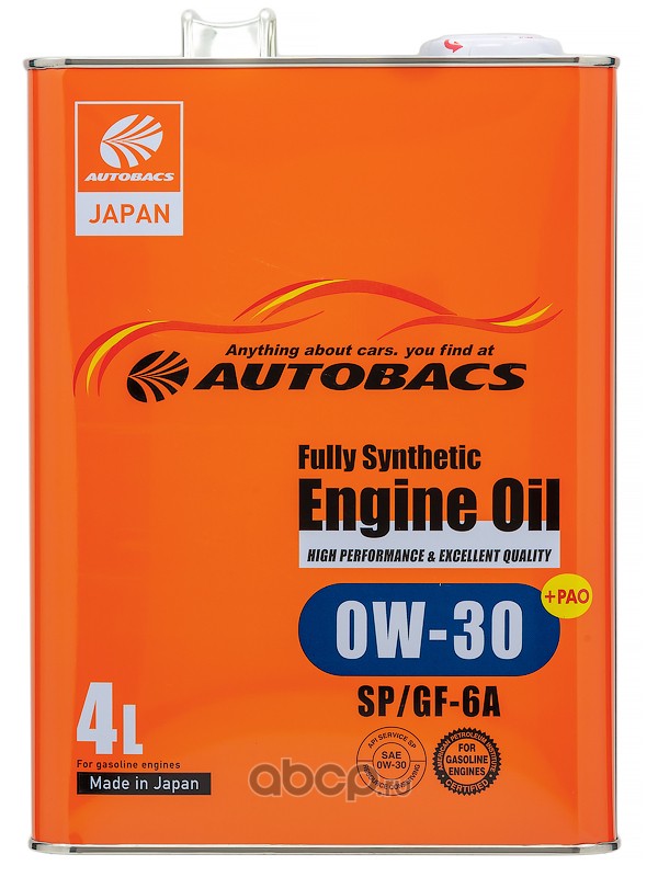 AUTOBACS Engine oil SP CF-6A 0W-30 4л