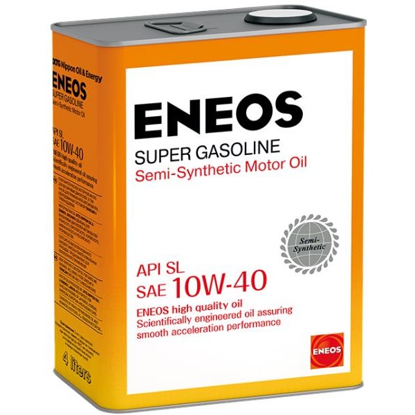  ENEOS  Super  Gasoline 10w40 SL п/c моторное масло   4л (6)